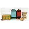 Image 1 : 3 MATCH BOX HOLDERS