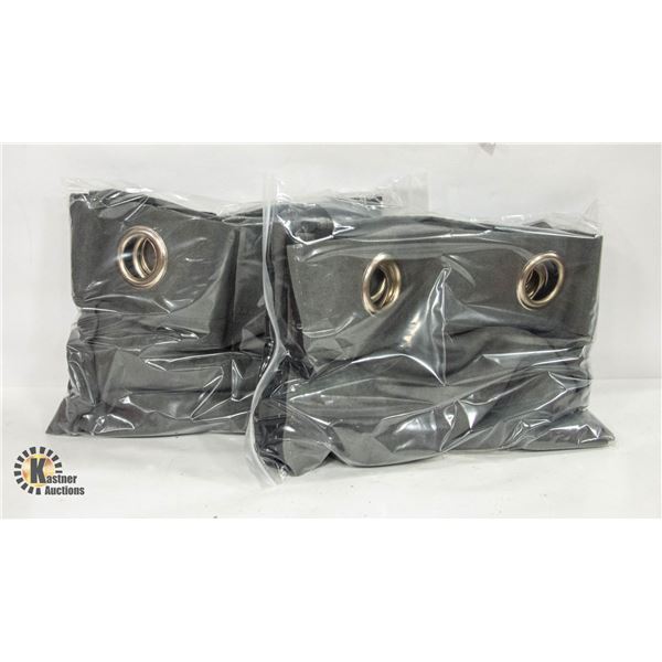 3-TONE BLACK, DK. GREY & LT. GREY CURTAIN