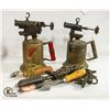 Image 1 : 2 BLOW TORCHES 4 SOLDERING IRONS