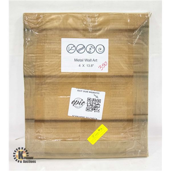 NEW IN BOX - LASER CUT METAL WALL ART/SIGN -