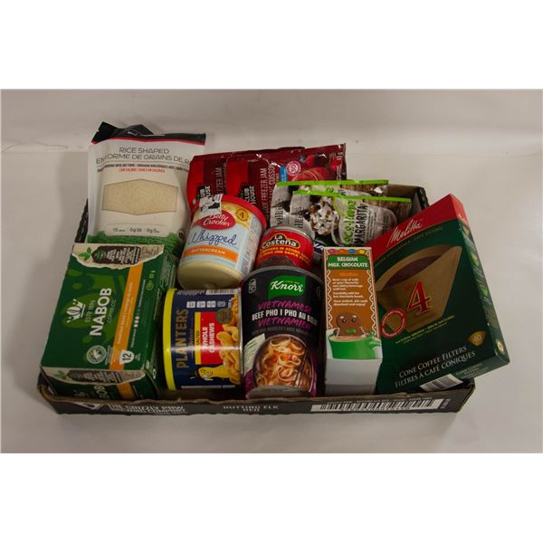 FLAT OF NON PERISHABLE FOOD PRODUCTS