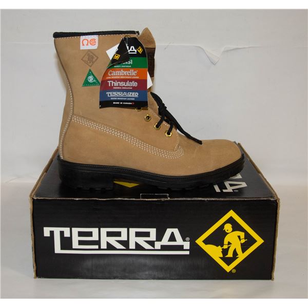 NEW TERRA THINSULATE SAFETY WORK BOOTS SIZE 6
