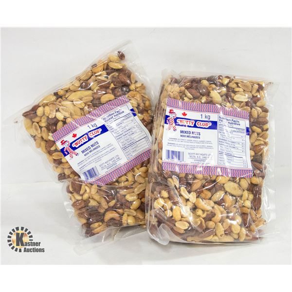 TWO KGS OF NUTTY CLUB MIXED NUTS