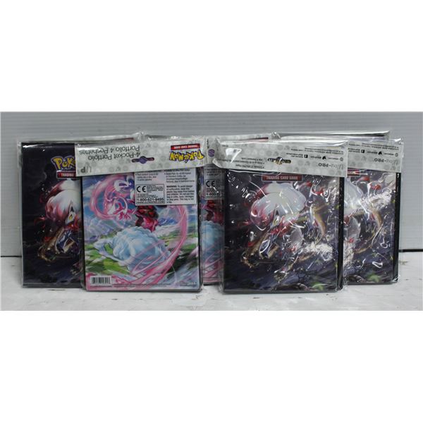 EIGHT POKÉMON PORTFOLIO ALBUMS