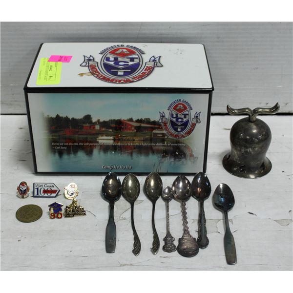 BRASS CALGARY STAMPEDE HORN BELL DATED