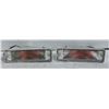 Image 1 : CLEAR BUMPER LENSES 86-97 NISSAN HARDBODY