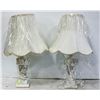 Image 1 : 2 X MARBLE LAMPS FROM GERMANY
