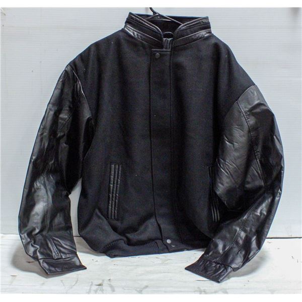 NEW B&W COLLECTION 50% BLACK LEATHER JACKET XL