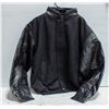 Image 1 : NEW BLACK B&W COLLECTION 50% BLK LEATHER JACKET M