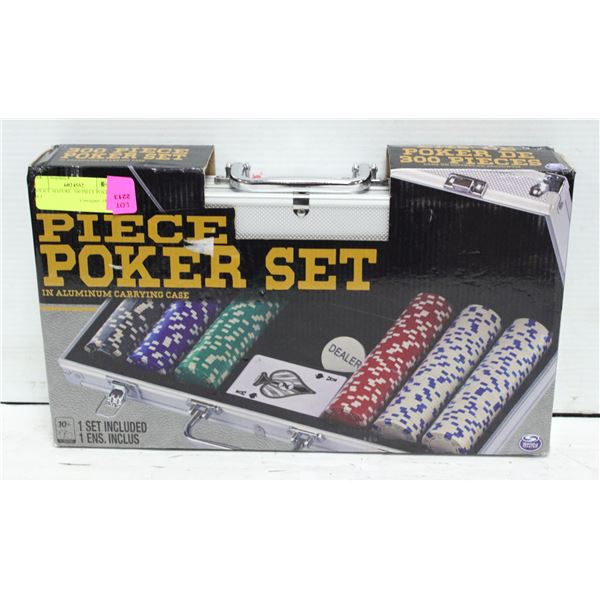 POLICE SEIZURE: 300 PIECE POKER SET