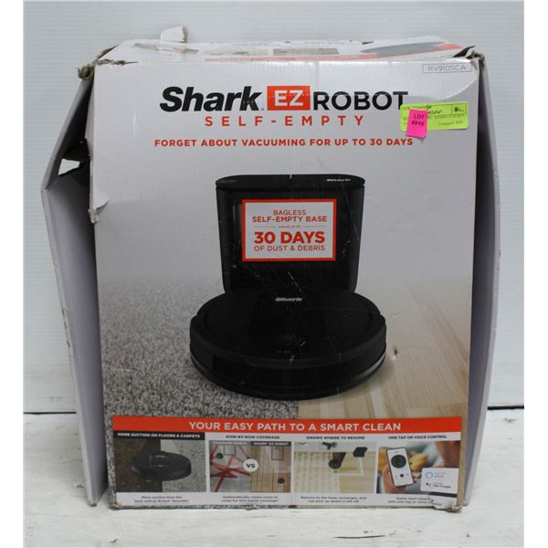 POLICE SEIZURE: SHARK EZ ROBOT VACUUM
