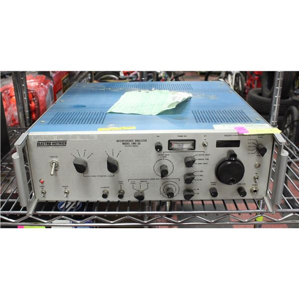 ELECTRO-METRICS INTERFERENCE ANALYZER MODEL EMC-50