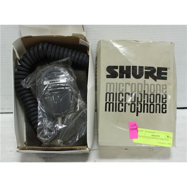 SHURE MICROPHONE 404B UNUSED