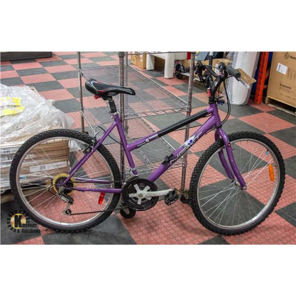 POLICE SEIZURE: NEXT LASER BICYCLE (PURPLE/BLK)