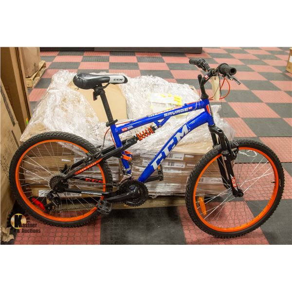 POLICE SEIZURE: CCM SAVAGE (BLUE/ORANGE)