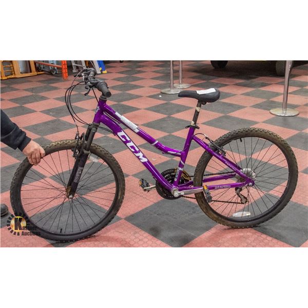 POLICE SEIZURE: CCM EOUATOR (PURPLE)