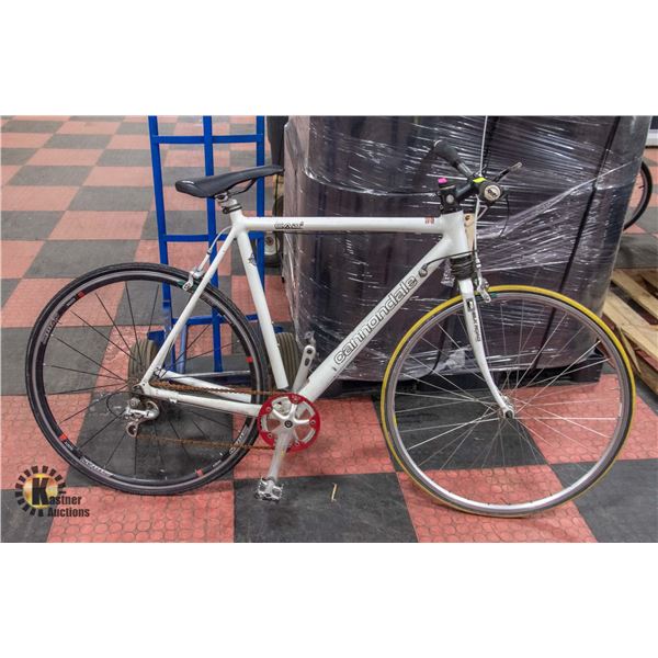 POLICE SEIZURE: CANNONDALE RACING BIKE (WHITE)