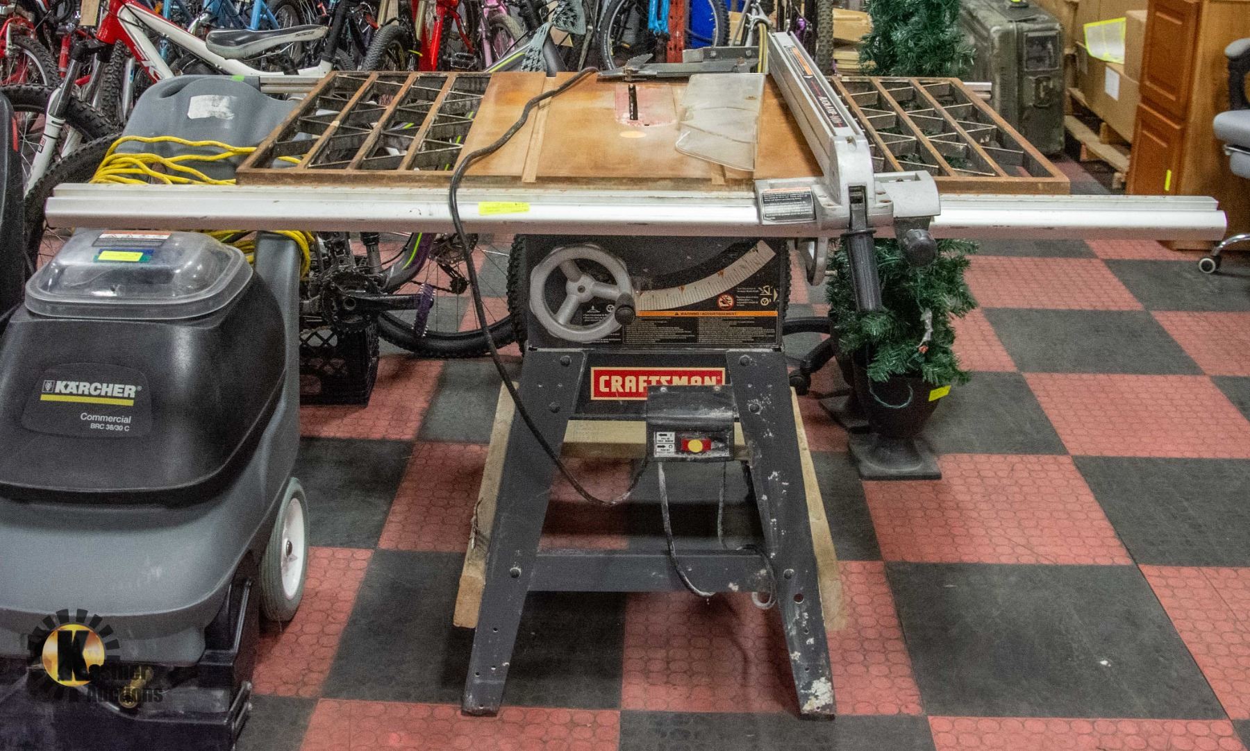 CRAFTSMAN 10"-TABLE SAW WITH STAND