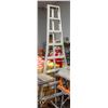 Image 1 : 8 FEET ALUMINUM LADDER, 41 INCH WIDE AT BASE.