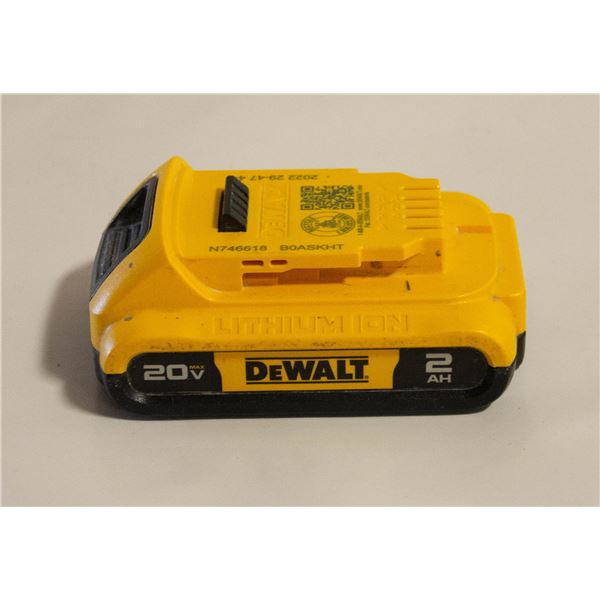 DEWALT 20V 2AH BATTERY
