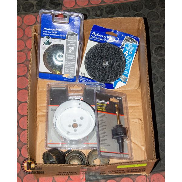 FLAT WITH NEW DRILL ACCESSORIES