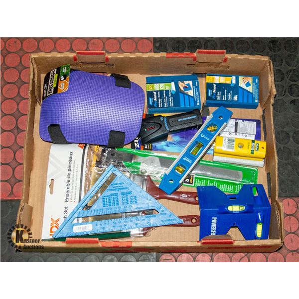 FLAT OF NEW HOME HANDYMAN TOOLS INCL. NEW