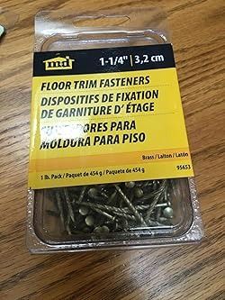 BRAND NEW 1-1/4" FLOOR TRIM FASTENERS 1LBS PACK MD