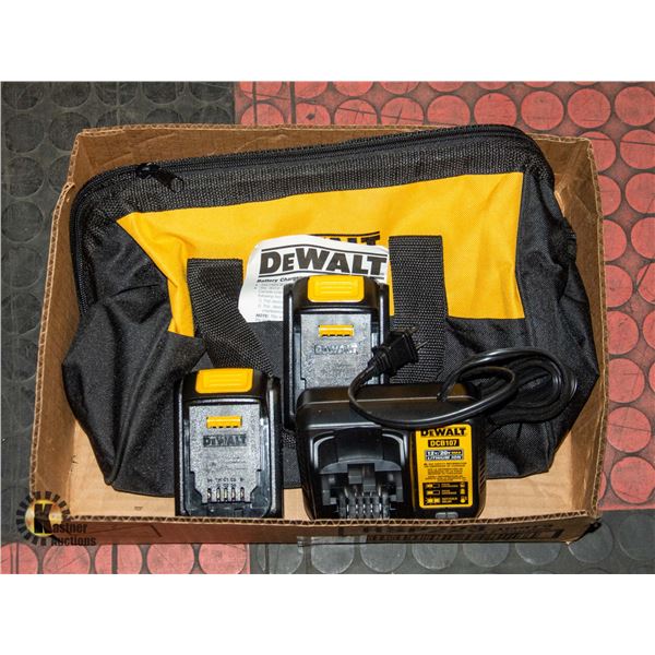 BOX WITH DEWALT DCB107 12V/20 VOLT MAX