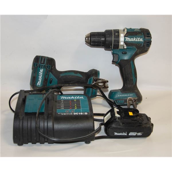 POLICE SEIZURE: FLAT OF 2 MAKITA TOOLS WITH 18V