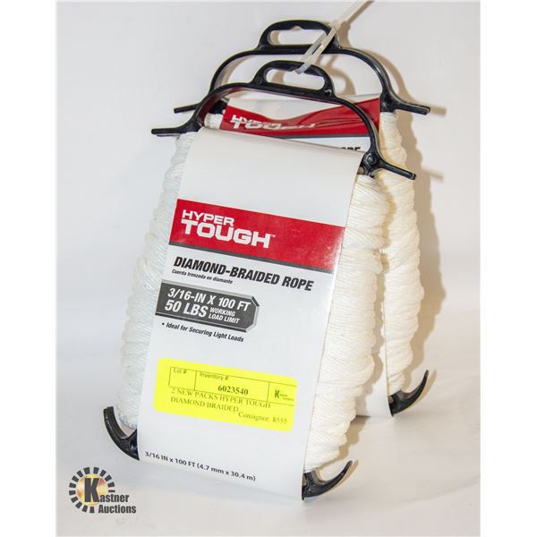 2 NEW PACKS HYPER TOUGH DIAMOND BRAIDED