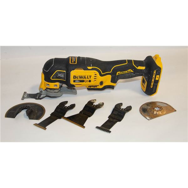 DEWALT 20V MAX BRUSHLESS OSCILLATING TOOL WITH