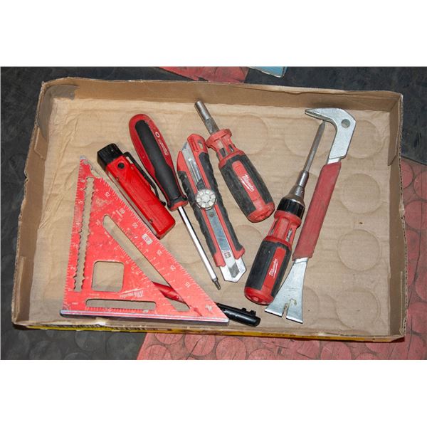 FLAT WITH QUALITY MILWAUKEE TOOLS