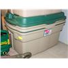 Image 1 : STACK OF TWO RUBBERMAID 106 LITER