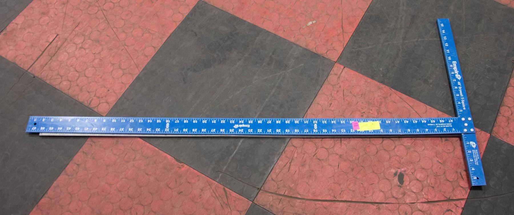 EMPIRE 48' DRYWALL SQUARE & 2 48' RULERS
