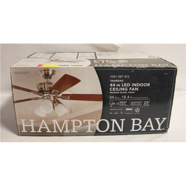 NEW SEALED 44" LED CEILING FAN HAMPTON BAY