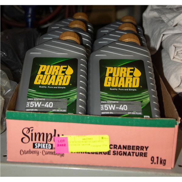 SIX SEALED PURE GUARD FULL SYNTHETIC MOTOR