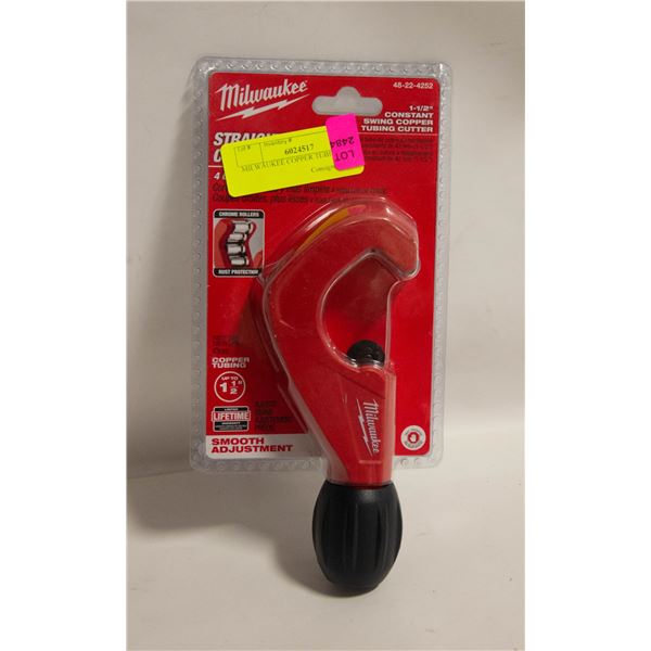 MILWAUKEE COPPER TUBING