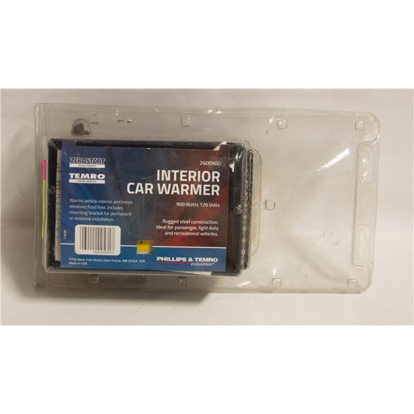 BRAND NEW 900W ZERO START INTERIOR CAR WARMER