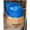 Image 1 : 2X LARGE BLUE TARPS, SZ- 16 FT X 12 FT.