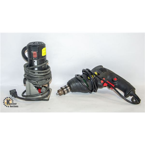 POLICE SEIZURE: ROUTER SOLD WITH CORDED DRILL