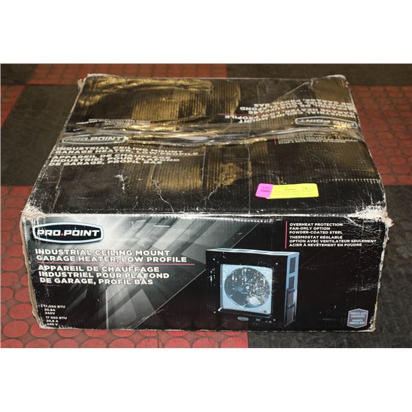 NEW IN BOX INDUSTRIAL CEILING MOUNT GARAGE HEATER