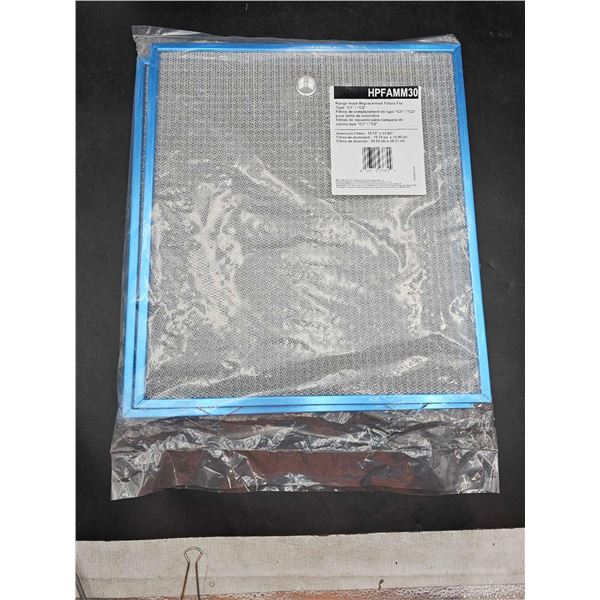 Range Hood Replacement Filters for Type C1/C2 Aluminum (15.72in x 13.90in)