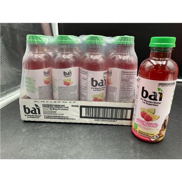 Bai Raspberry Lemon Lime Flavoured Beverage (12 x 530ml)