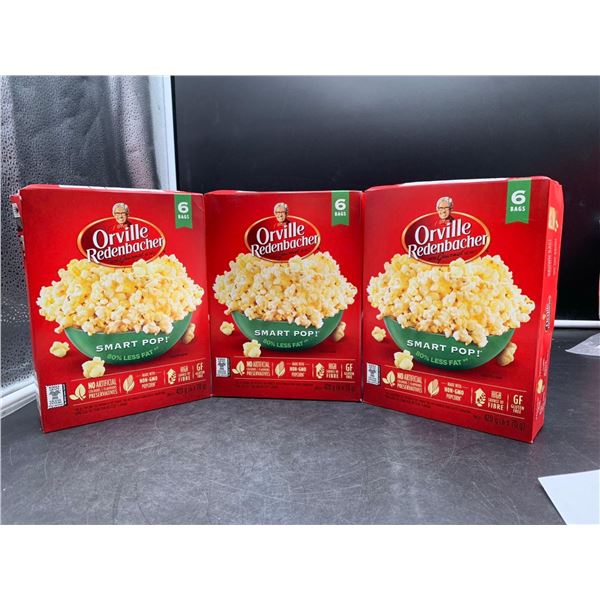 Orville Redenbacher Smart Pop Microwave Popcorn (3 x 6 x 70g)