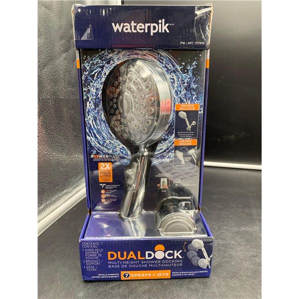 Waterpik Dual Dock Multi-Height Shower Docking with 7 Sprays/Jets