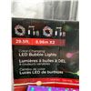 Image 4 : 29.5ft Color-Changing LED Bubble Lights 2pk