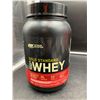 Image 1 : Gold Standard Whey Protein Powder Drink Mix-Delicious Strawberry (907g)