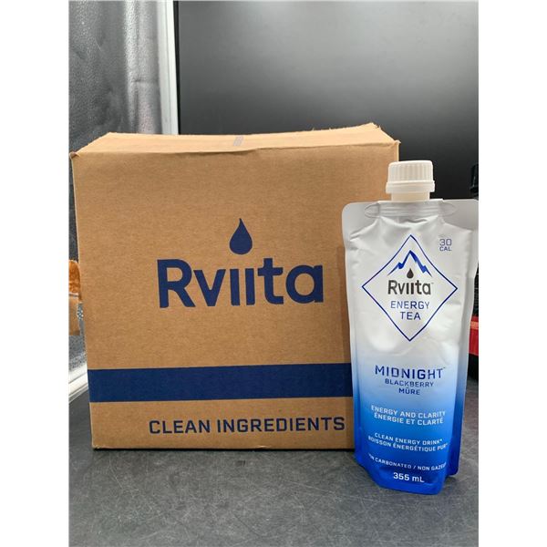 Ryviita Midnight Blackberry Clean Energy Drink (12 x 355ml)