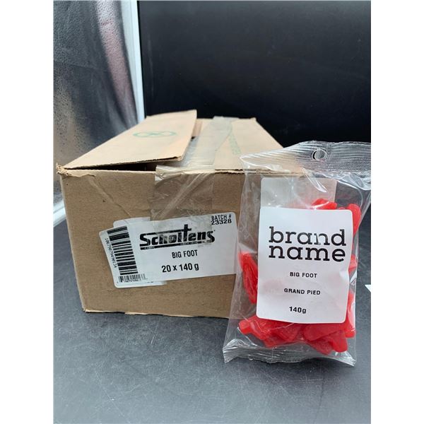 Brand Name Big Foot Candy (20 x 140g)