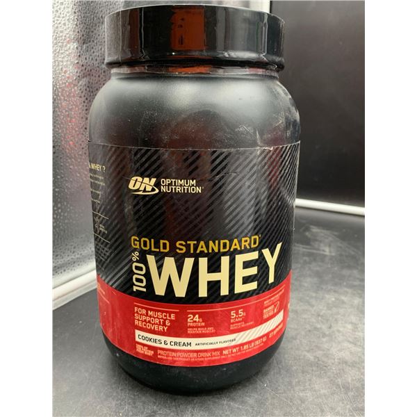 Gold Standard Whey Protein Powder Drink-Cookies & Cream (837g)